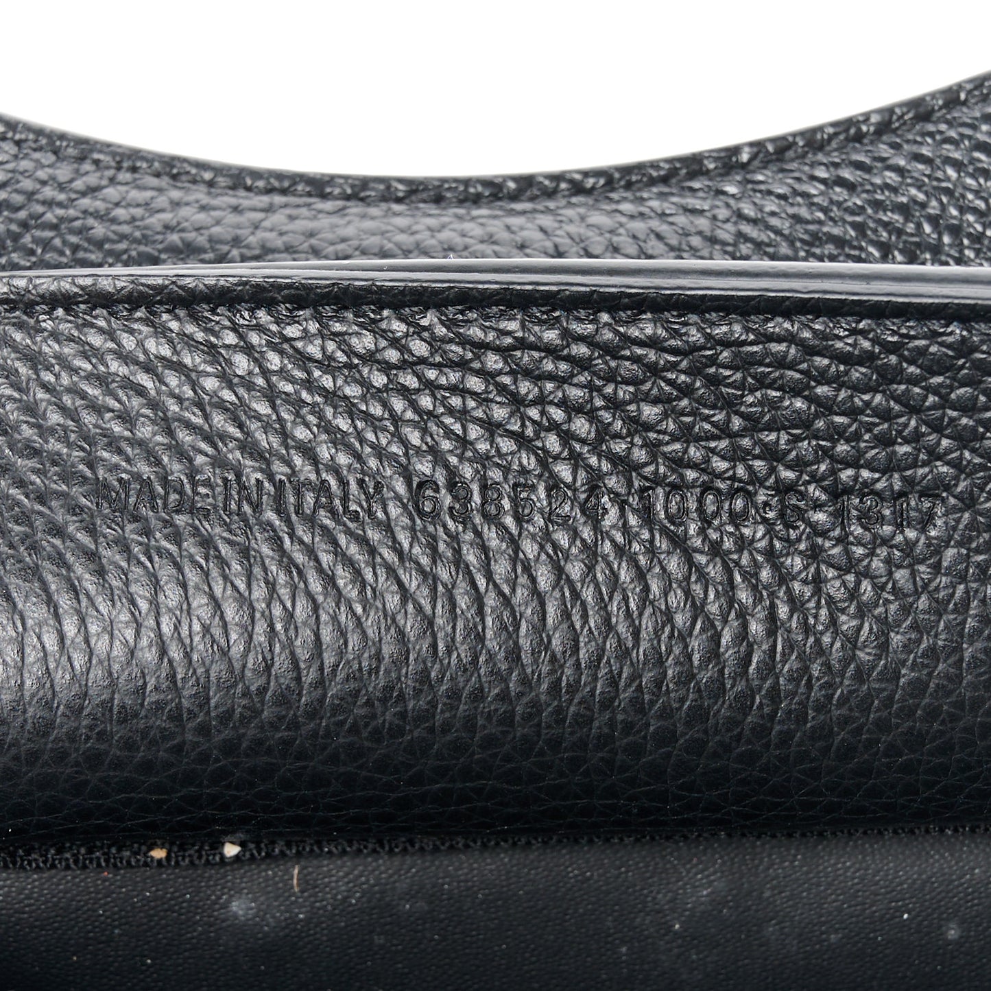 Grained Calfskin Neo Classic Black Hardware Mini City Black