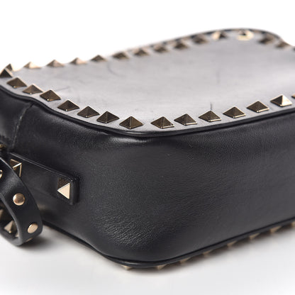 Valentino Garavani Calfskin Rockstud Camera Crossbody Bag Black 8 of 10