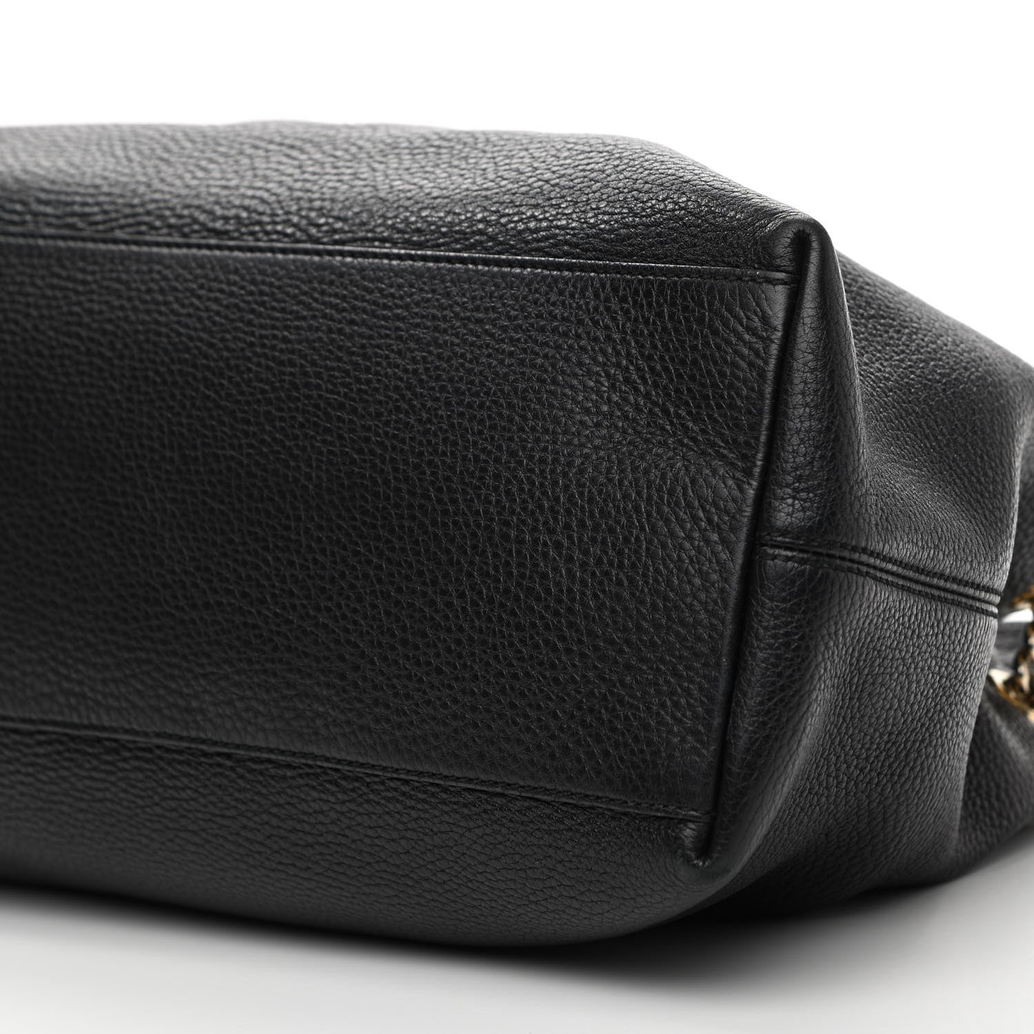 Gucci Pebbled Calfskin Medium Soho Chain Shoulder Bag Black 10 of 11