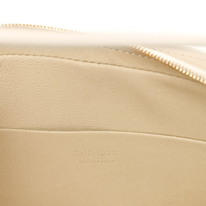 The Row Saddle Calfskin Dalia Baguette Shoulder Bag Ivory 6 of 9