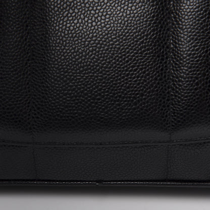 Chanel Caviar Vertical Quilted Jumbo Single Flap Black 13 of 14
