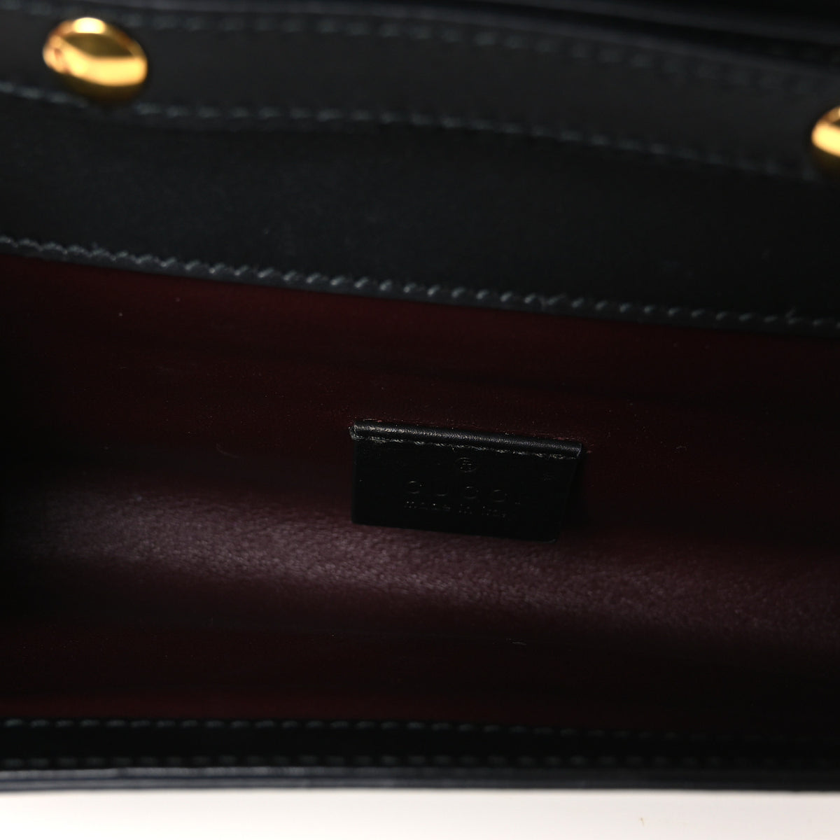 Gucci Smooth Calfskin Mini Zumi Shoulder Bag Black 4 of 10