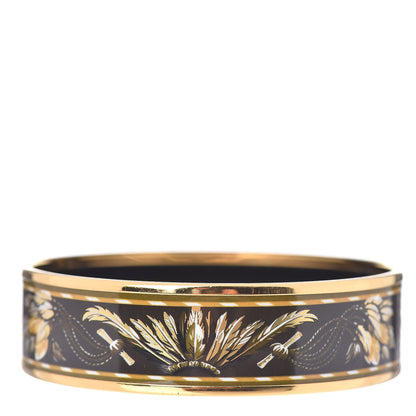 Hermes Enamel Printed Brazil Wide Bracelet 70 1 of 4