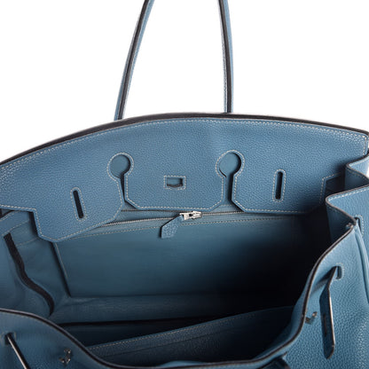 Hermes Togo Birkin 35 Blue Jean 11 of 37
