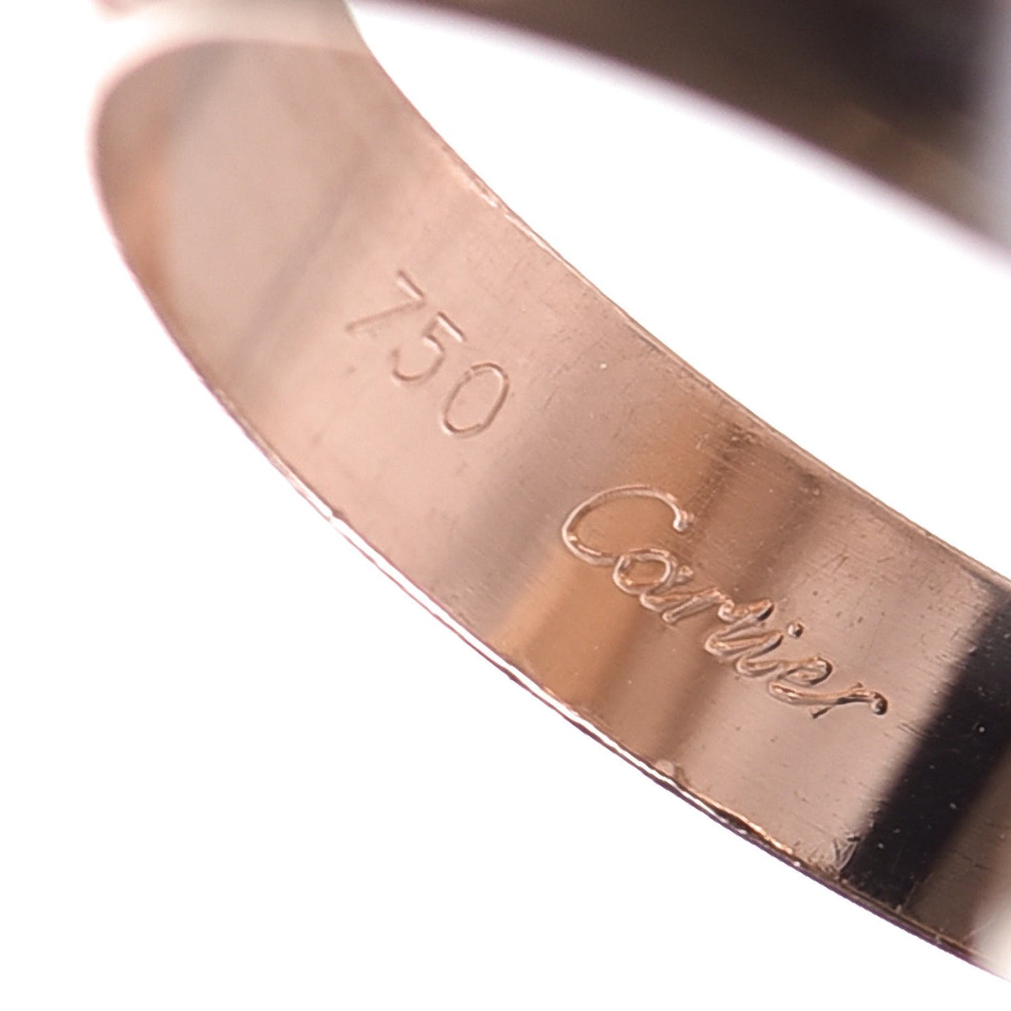 18K Pink Yellow White Gold Classic Trinity Ring 58 8.25