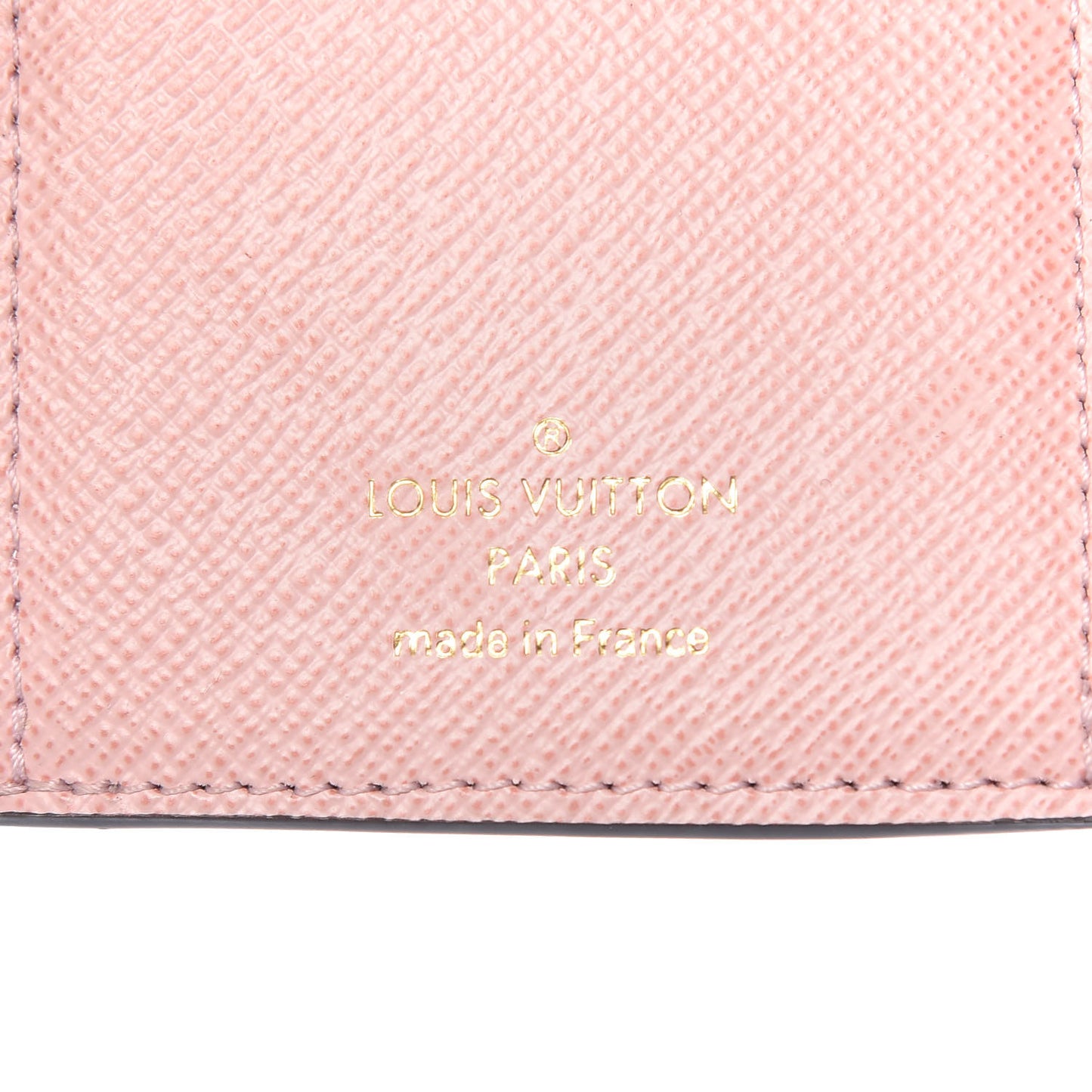 Damier Ebene Victorine Wallet Rose Ballerine