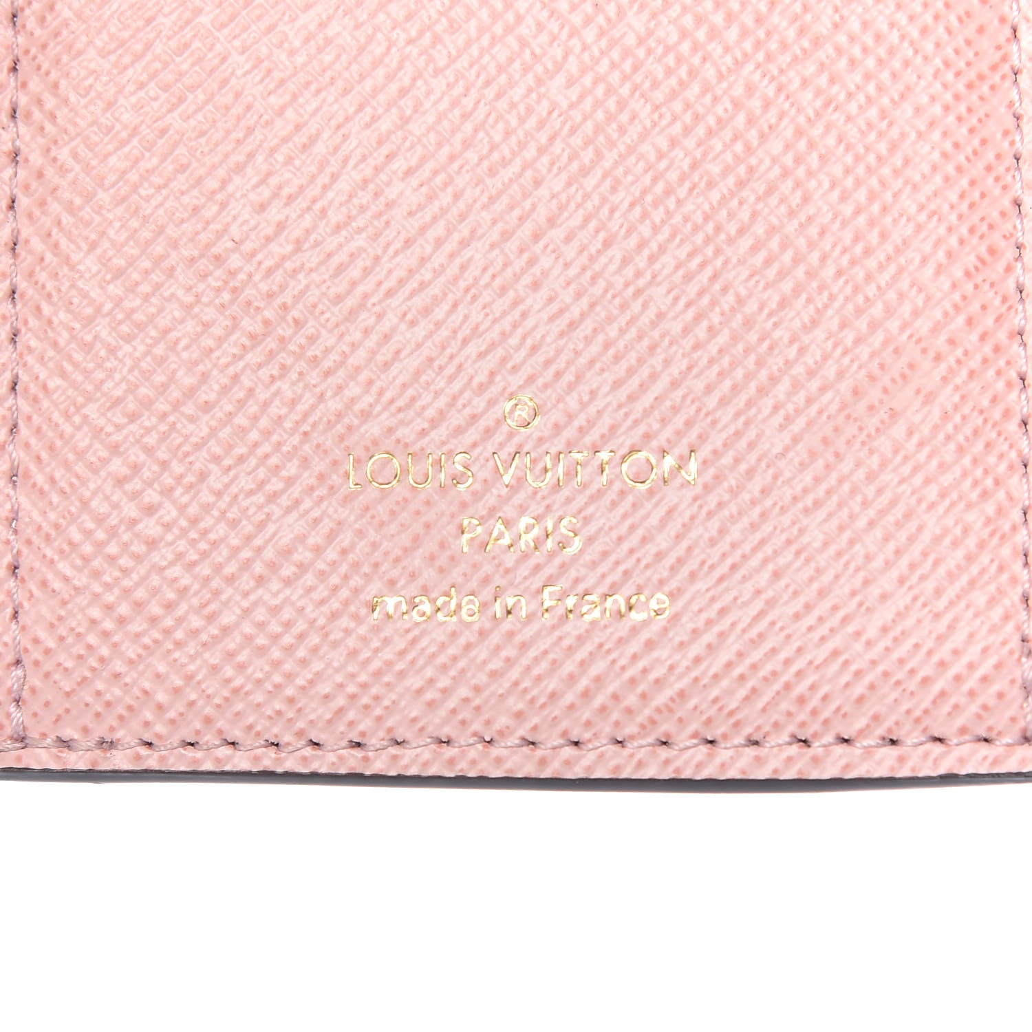 Louis Vuitton Damier Ebene Victorine Wallet Rose Ballerine 6 of 9
