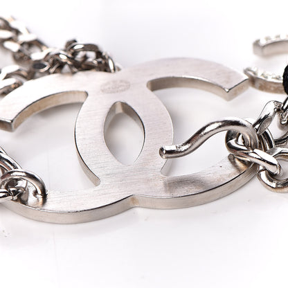 Chanel Crystal CC Chain Belt 90 Silver 5 of 6