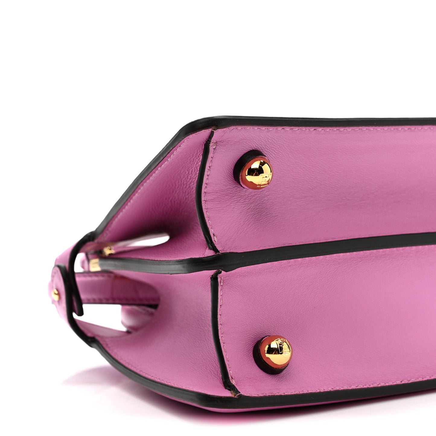 Shiny Nappa Petite Peekaboo I SEE U Satchel Rosa