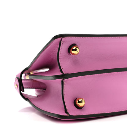 Fendi Shiny Nappa Petite Peekaboo I SEE U Satchel Rosa 10 of 11