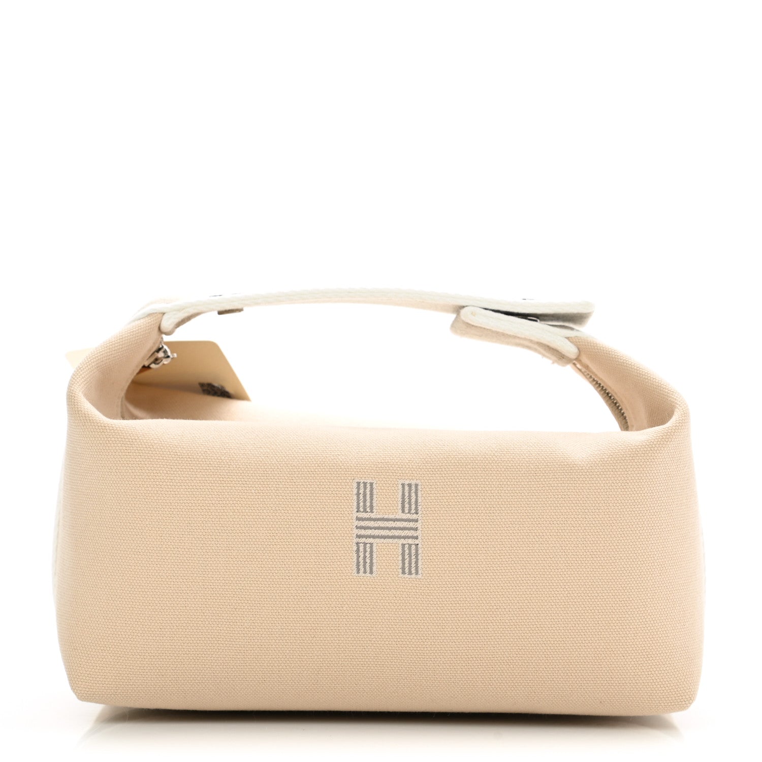 Hermes Canvas Small Bride-A-Brac Pouch Natural 1 of 7