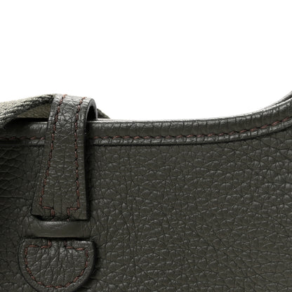 Hermes Taurillon Clemence Evelyne TPM Vert De Gris 7 of 10