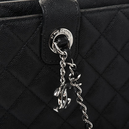 Chanel Caviar Quilted Urban Companion Top Handle Shopping Tote Black 21 of 23