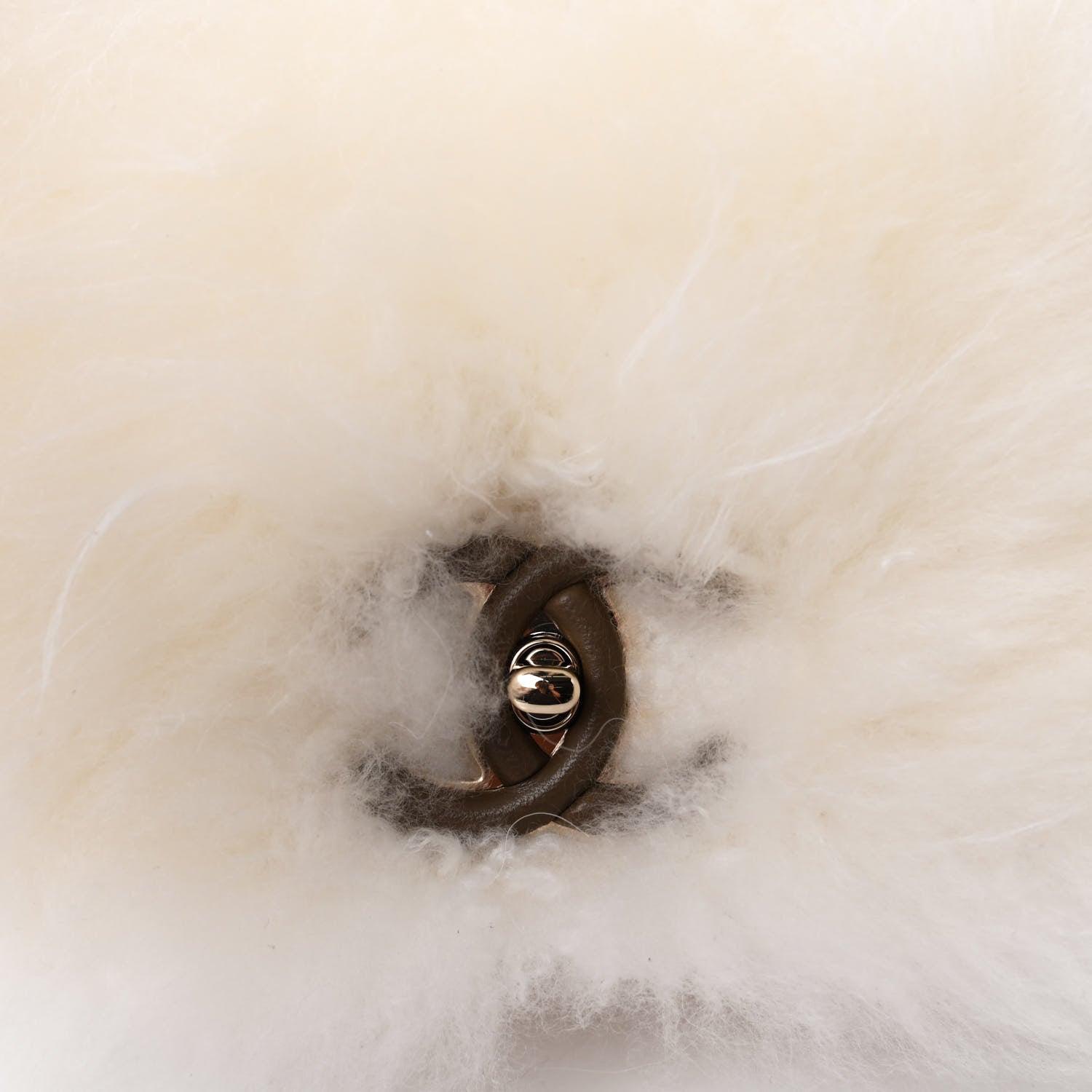 Chanel Fur Top Handle Flap White 10 of 10