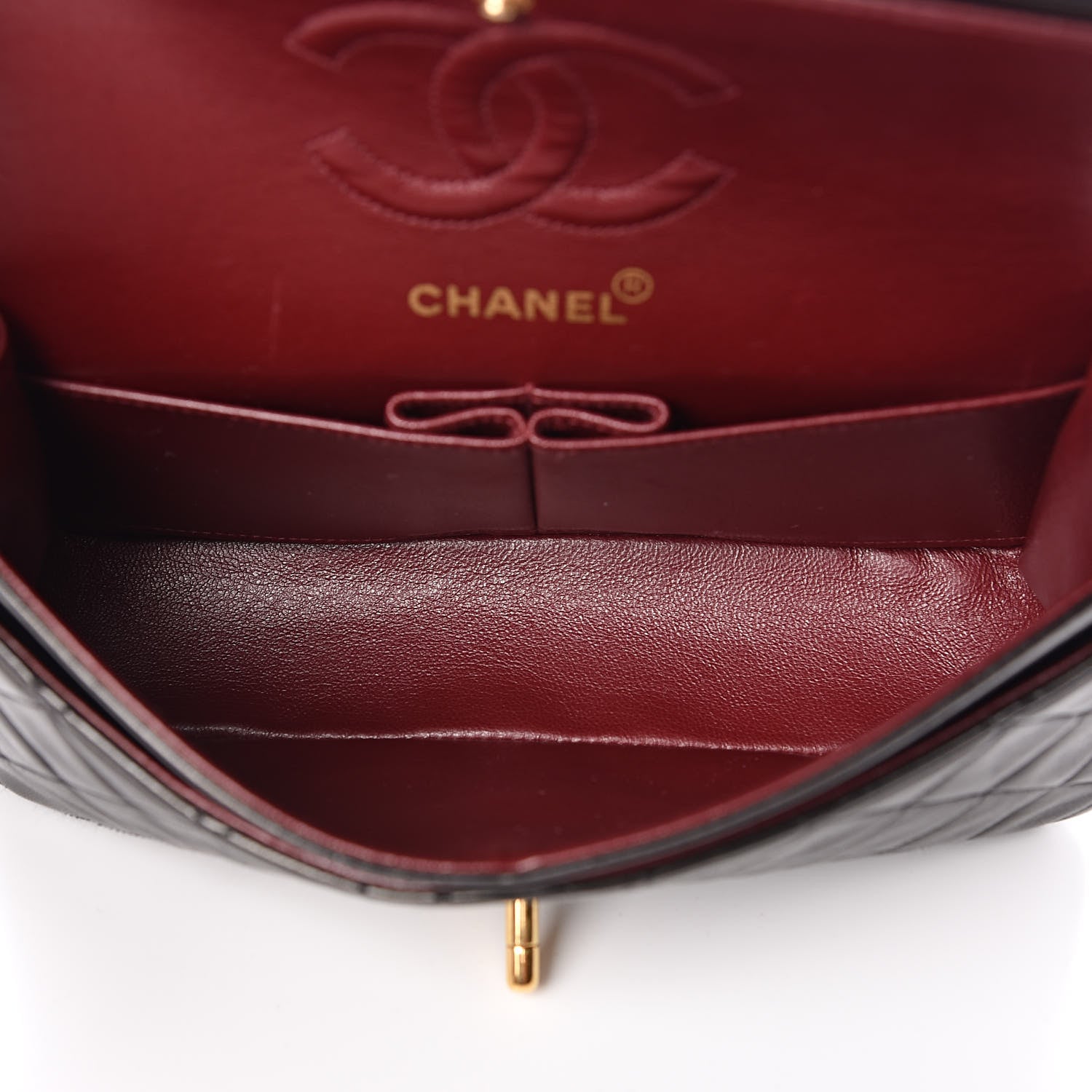 Chanel Lambskin Quilted Small Double Flap Black 6 of 12
