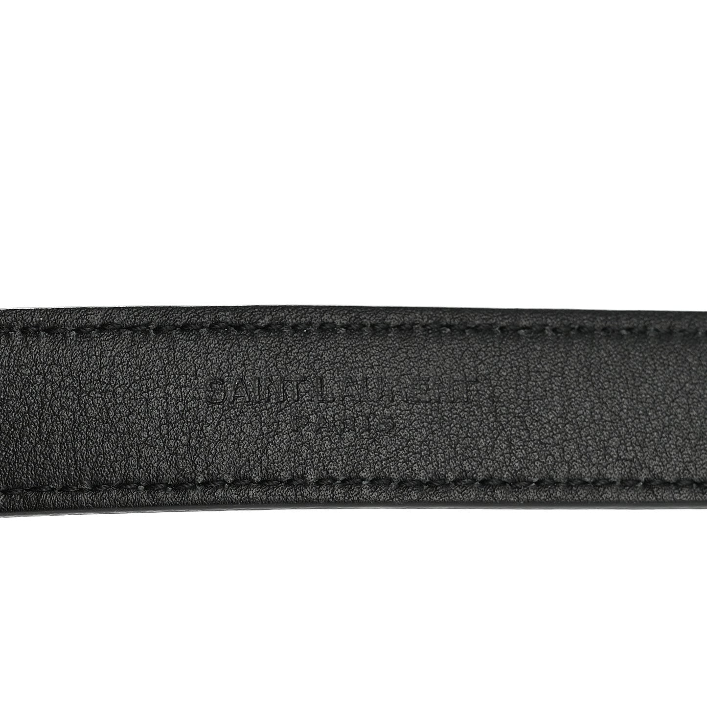 Smooth Calfskin Monogram Square Buckle Belt 90 Black