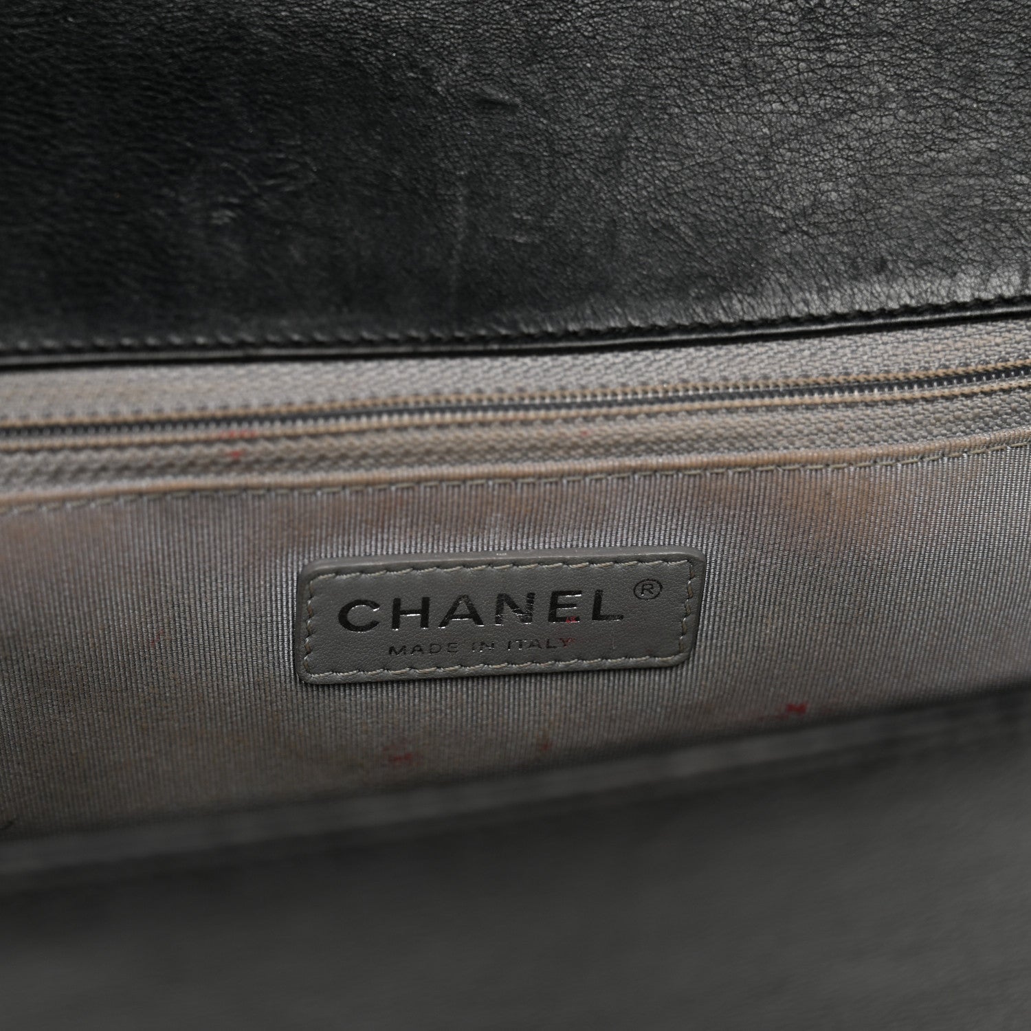 Chanel Calfskin Quilted Double Stitch New Medium Boy Flap Black 7 of 12
