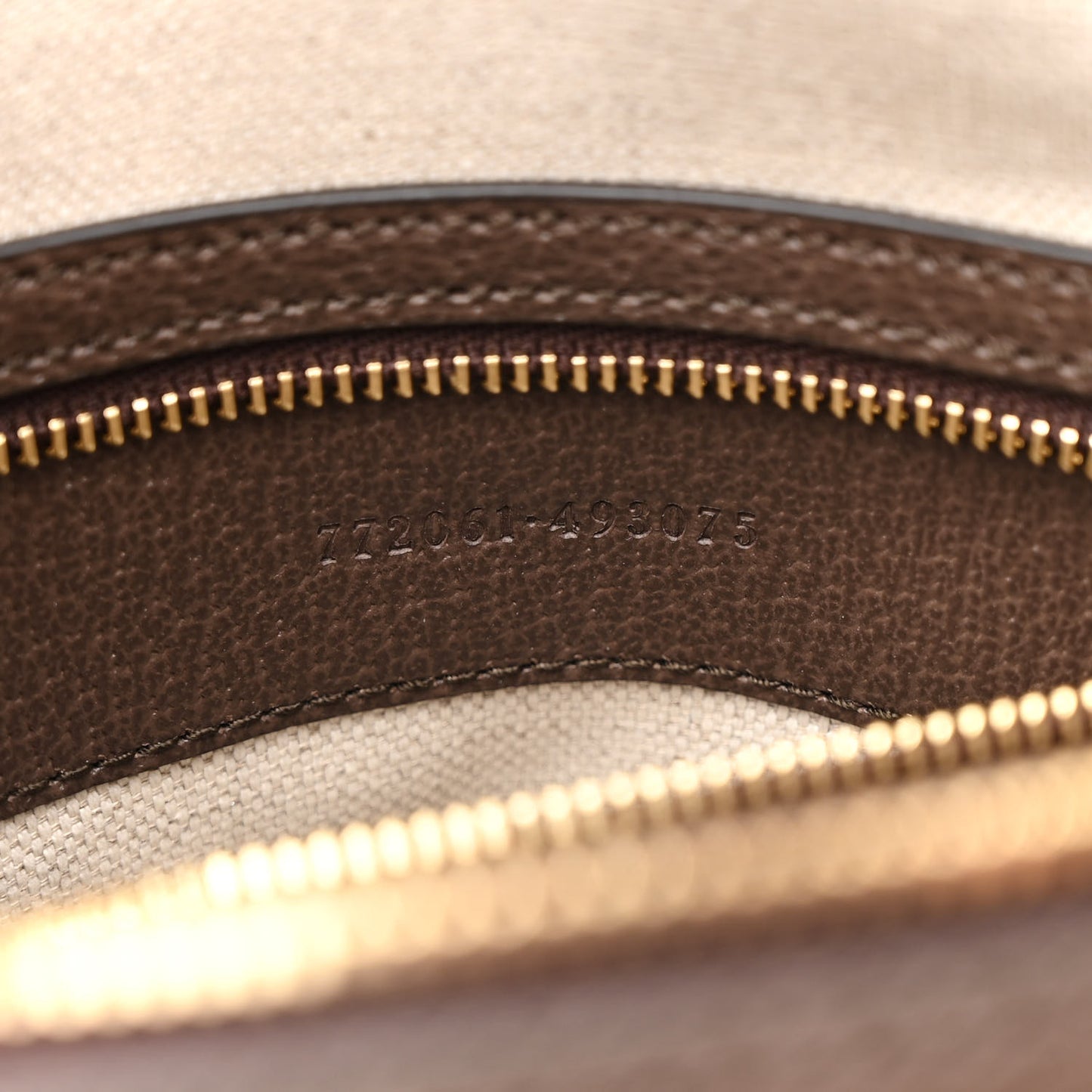 GG Supreme Monogram Web Small Ophidia Top Handle Bag Beige Ebony