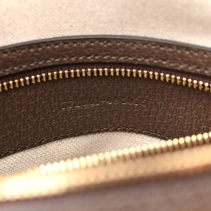 Gucci GG Supreme Monogram Web Small Ophidia Top Handle Bag Beige Ebony 7 of 11