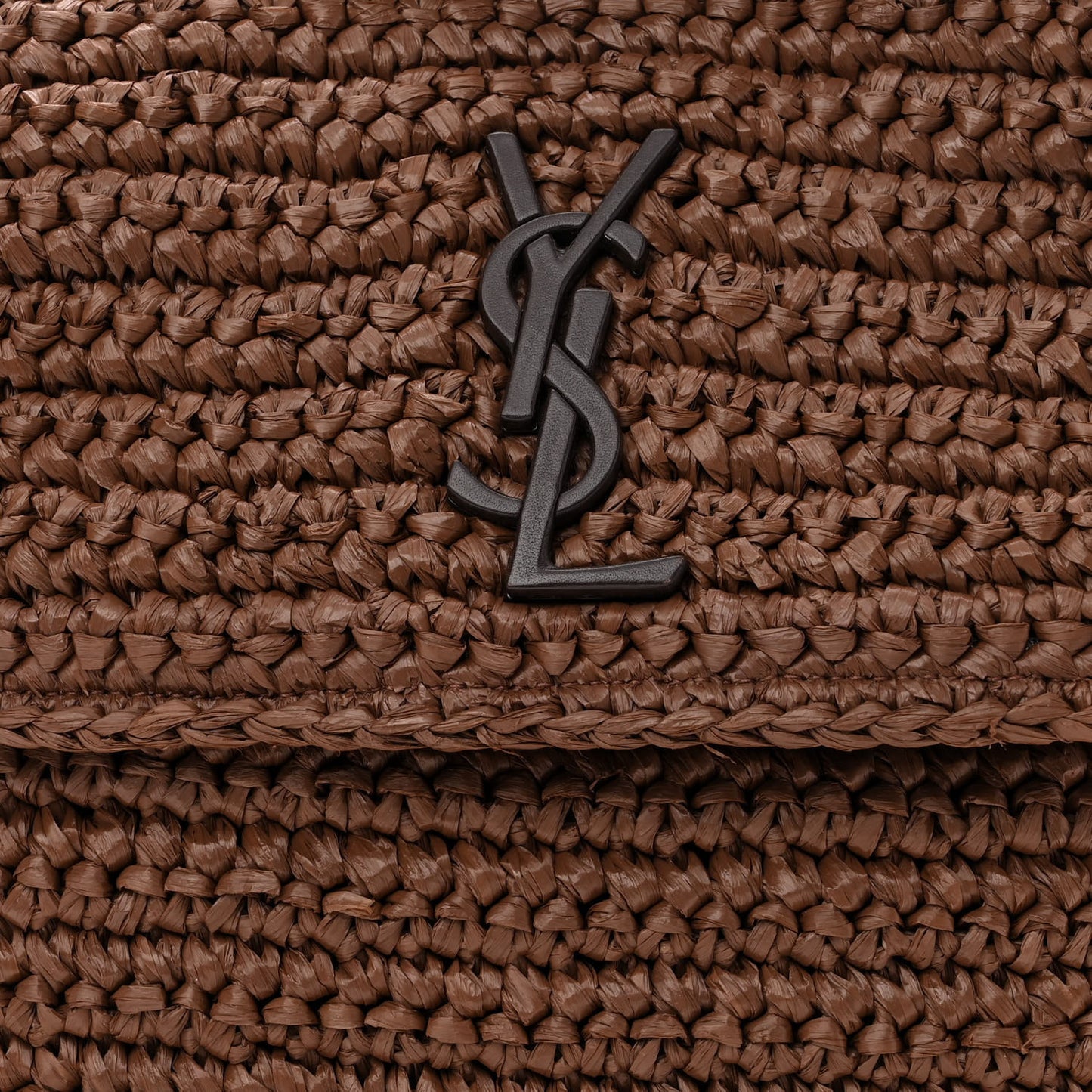 Raffia Calfskin Monogram Medium Niki Chain Satchel New Nut