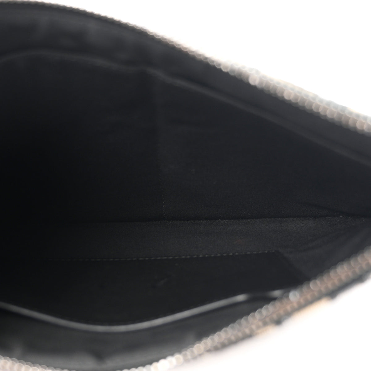 Christian Dior Oblique A4 Flat Pouch Clutch Blue 5 of 10