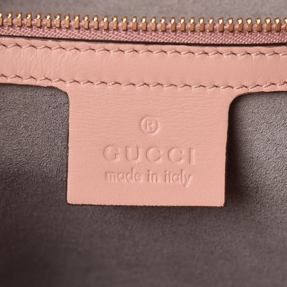 Gucci Nappa Bamboo Small Nymphaea Top Handle Bag Perfect Pink 6 of 19