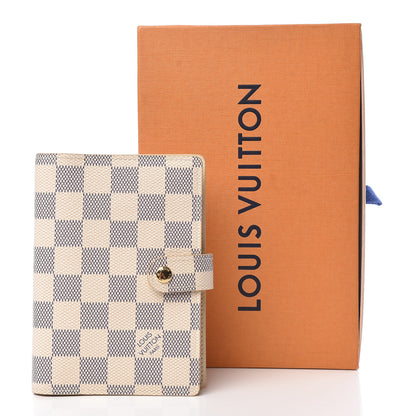 Louis Vuitton Damier Azur Small Ring Agenda Cover 7 of 7