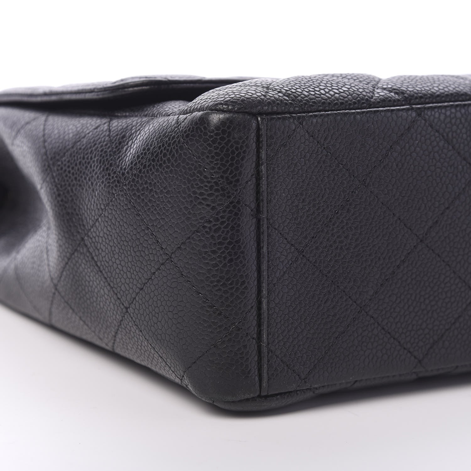 Chanel Caviar Quilted Maxi Single Flap Black 9 of 12