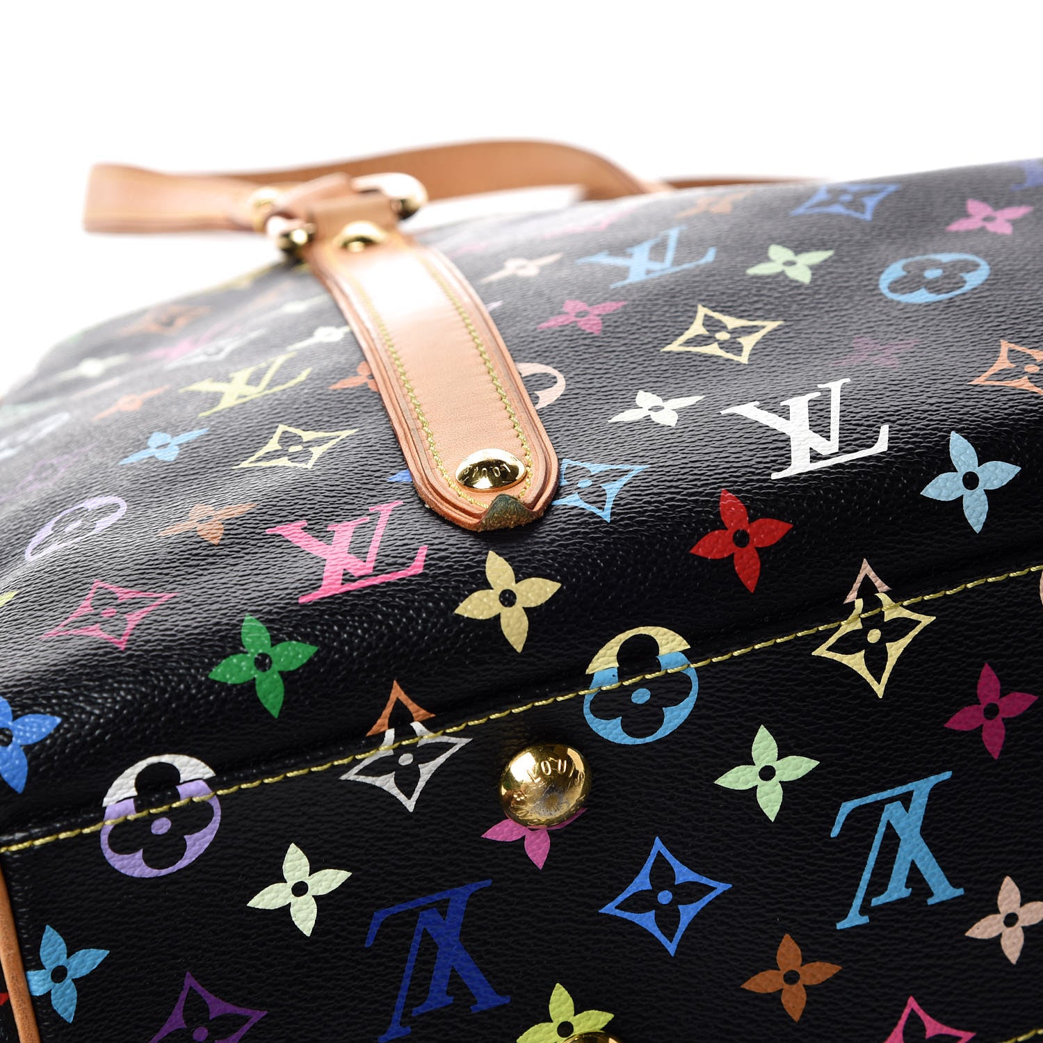 Louis Vuitton Monogram Multicolor Aurelia MM Black 16 of 17