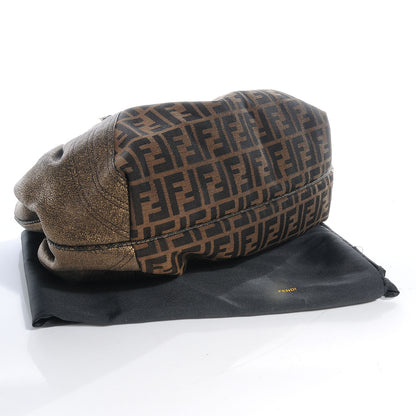 Fendi Zucca Goatskin Spy Tobacco Bronzo 4 of 9