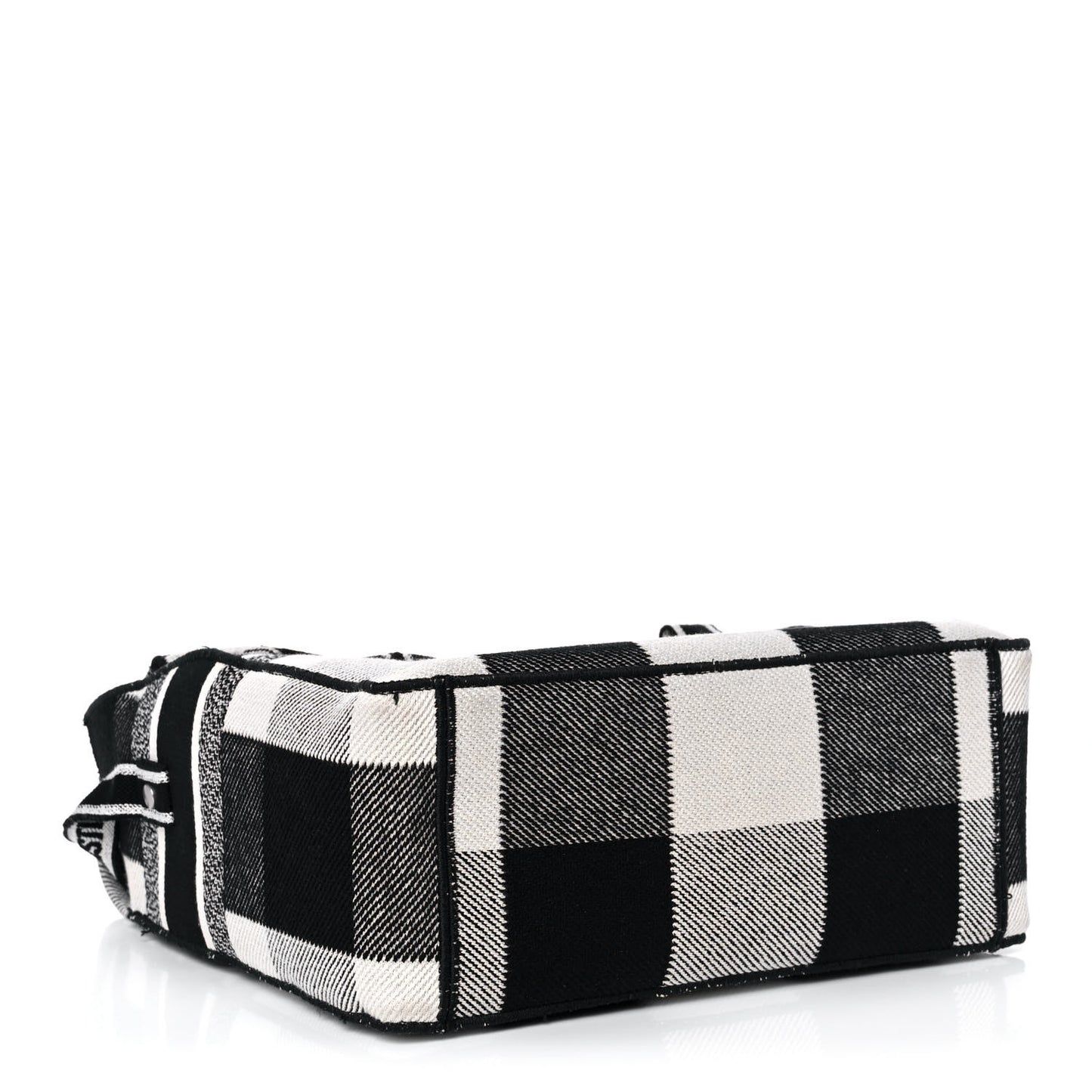Canvas Tartan Diorcamp Messenger Black White
