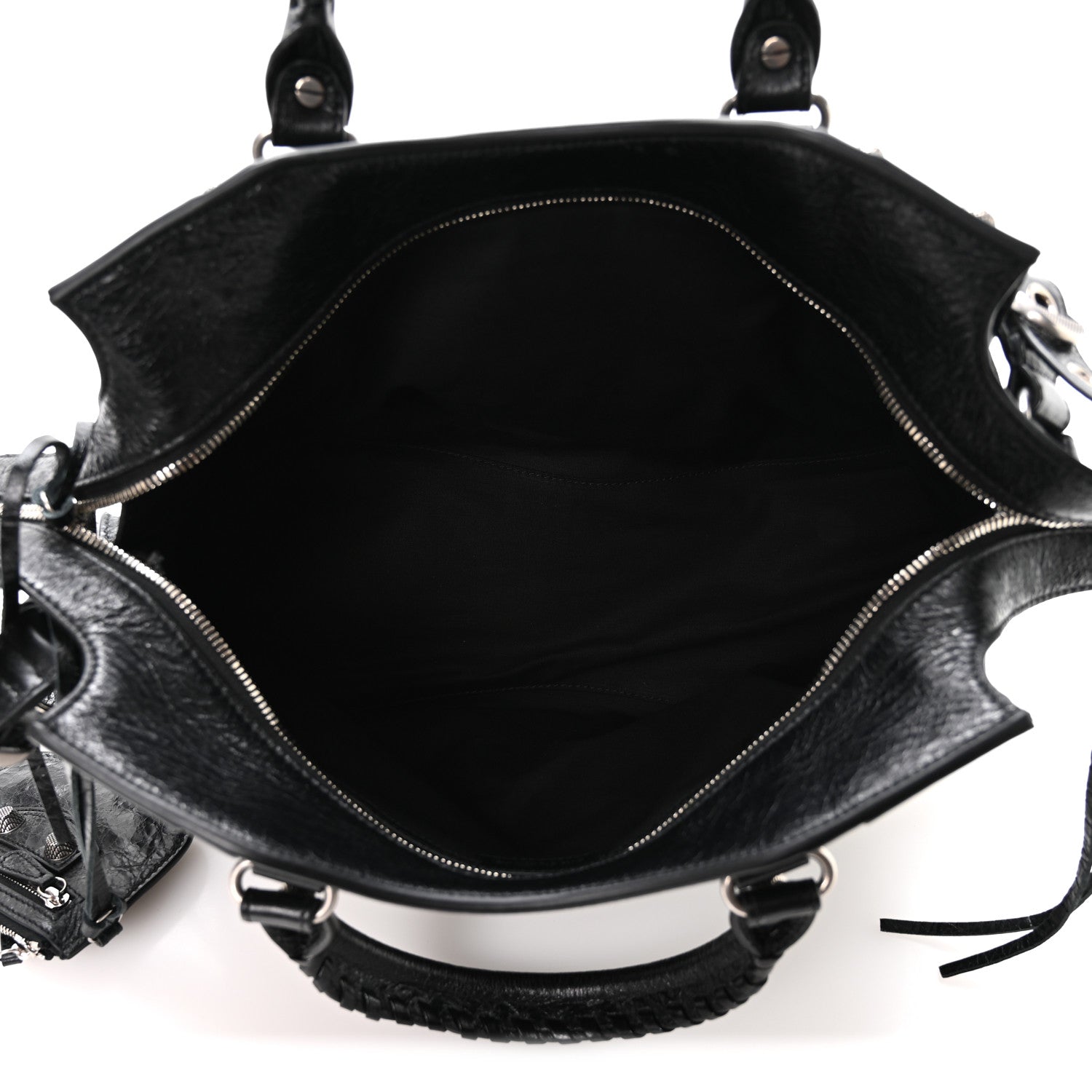 Balenciaga Agneau Arena Neo Cagole City Handbag Black 6 of 11