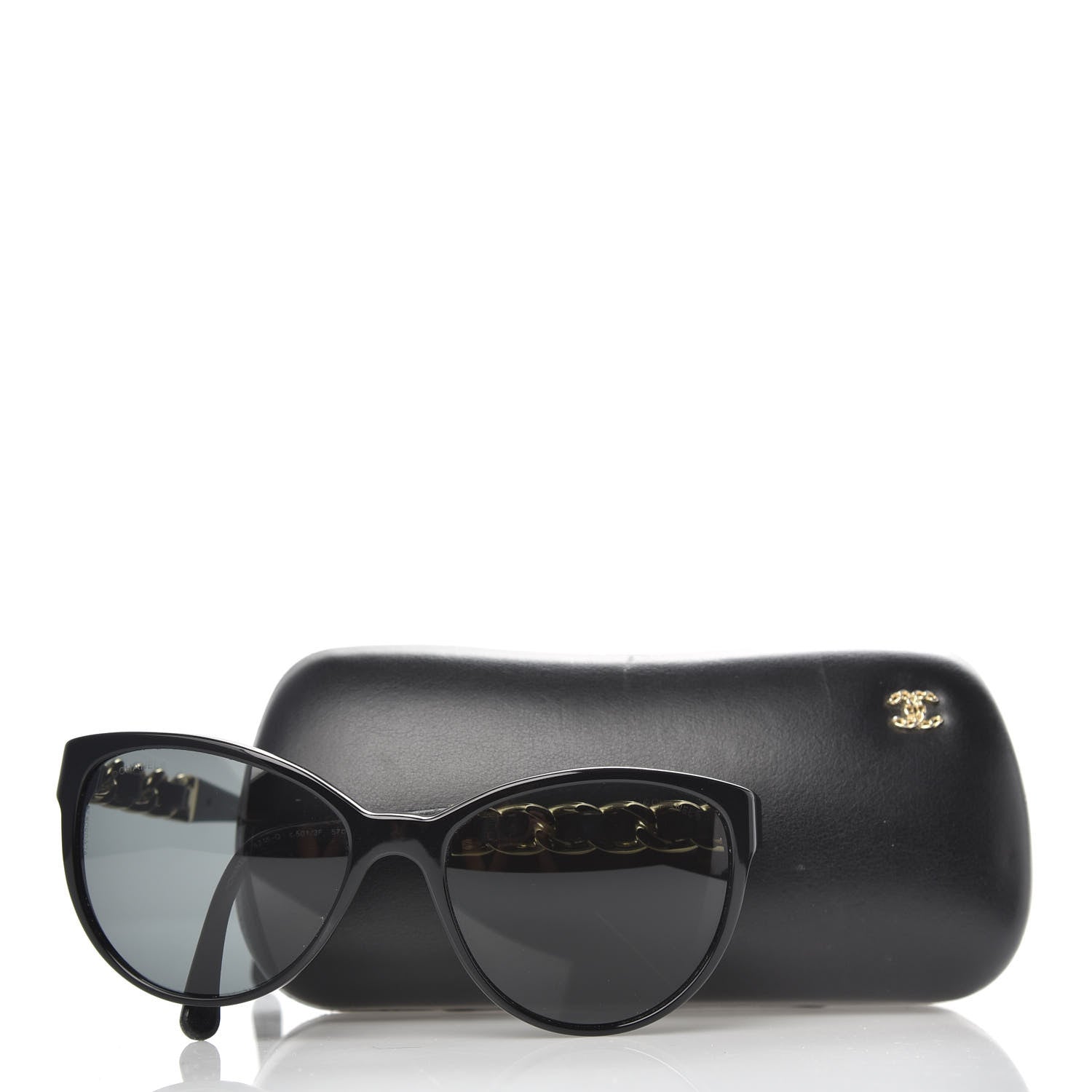 Chanel CC Chain Sunglasses 5215Q Black 8 of 8