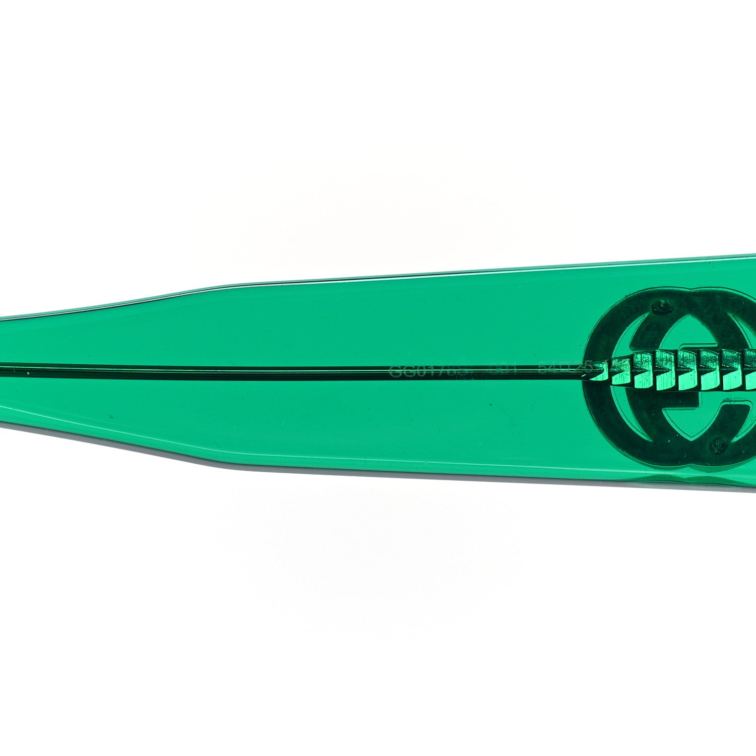 Gucci Square Web Frame GG0178S Sunglasses Green Red 7 of 7