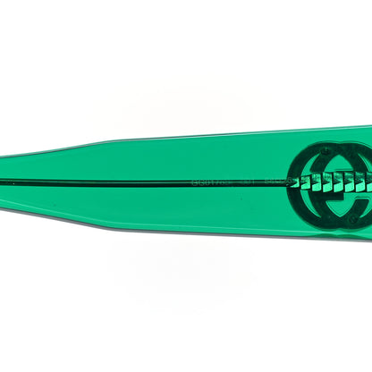 Gucci Square Web Frame GG0178S Sunglasses Green Red 7 of 7