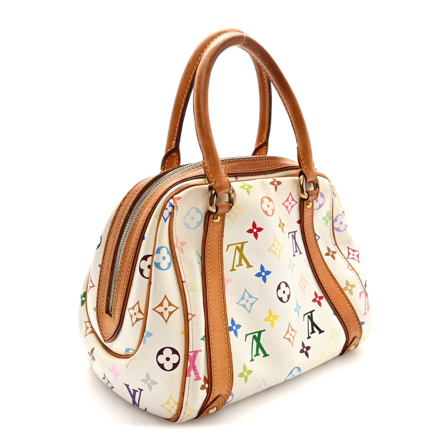Louis Vuitton Monogram Multicolor Priscilla White 3 of 9