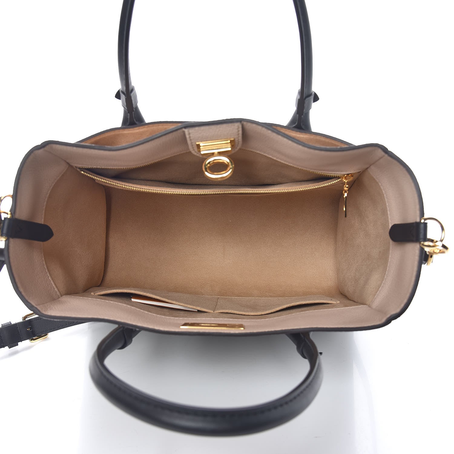 Louis Vuitton Calfskin Monogram On My Side MM Laurier Green Toffee Latte Beige 7 of 10
