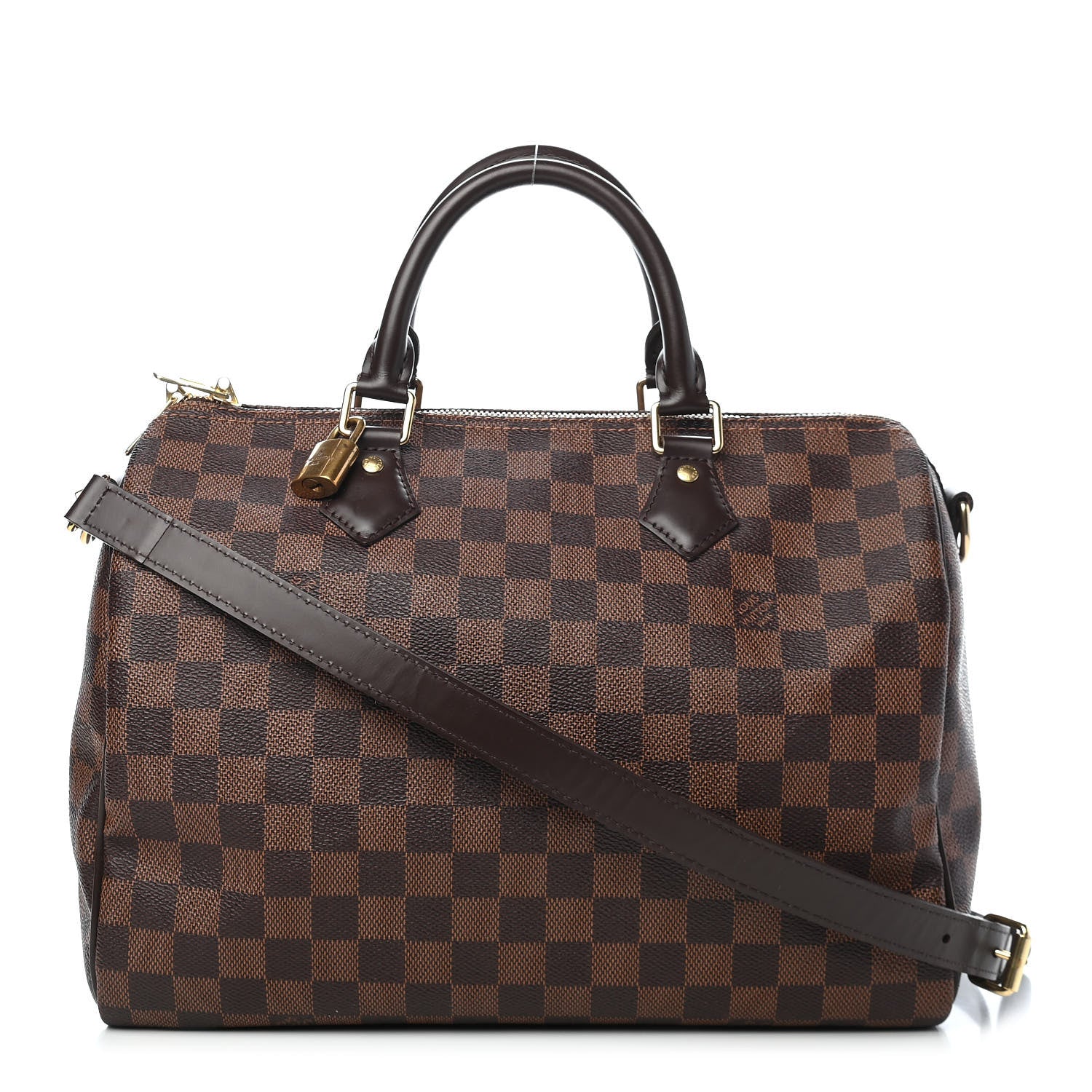 Louis Vuitton Damier Ebene Speedy Bandouliere 30 1 of 10