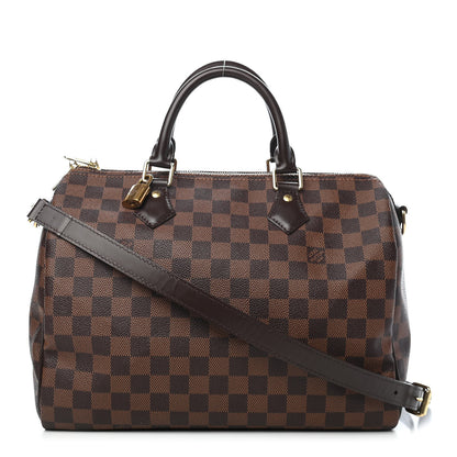 Louis Vuitton Damier Ebene Speedy Bandouliere 30 1 of 10