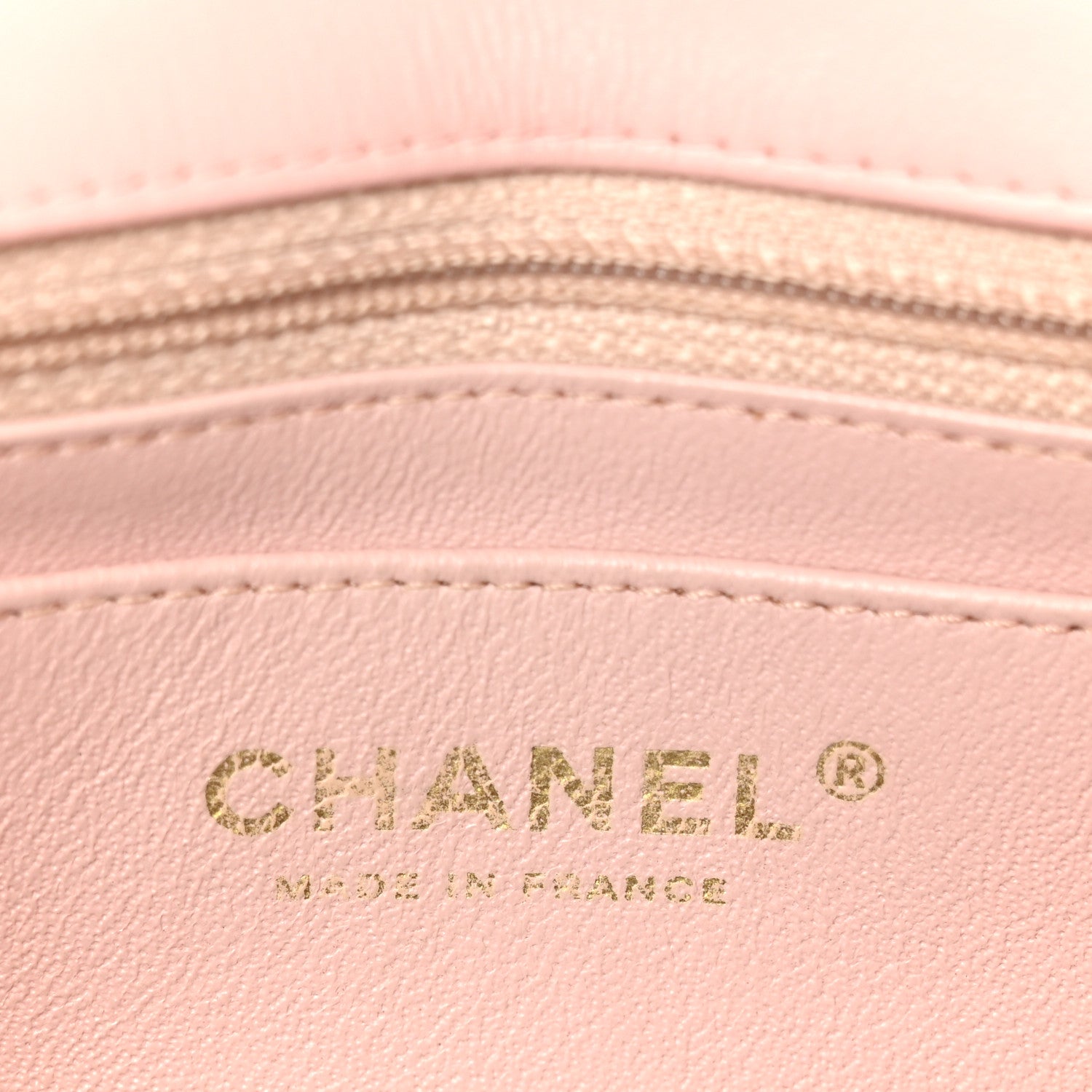 Chanel Lambskin Quilted Mini Rectangular Flap Light Pink 6 of 11