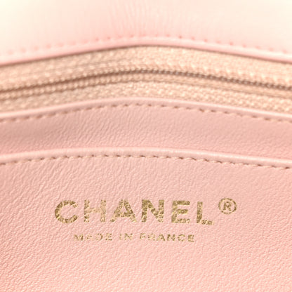 Chanel Lambskin Quilted Mini Rectangular Flap Light Pink 6 of 11