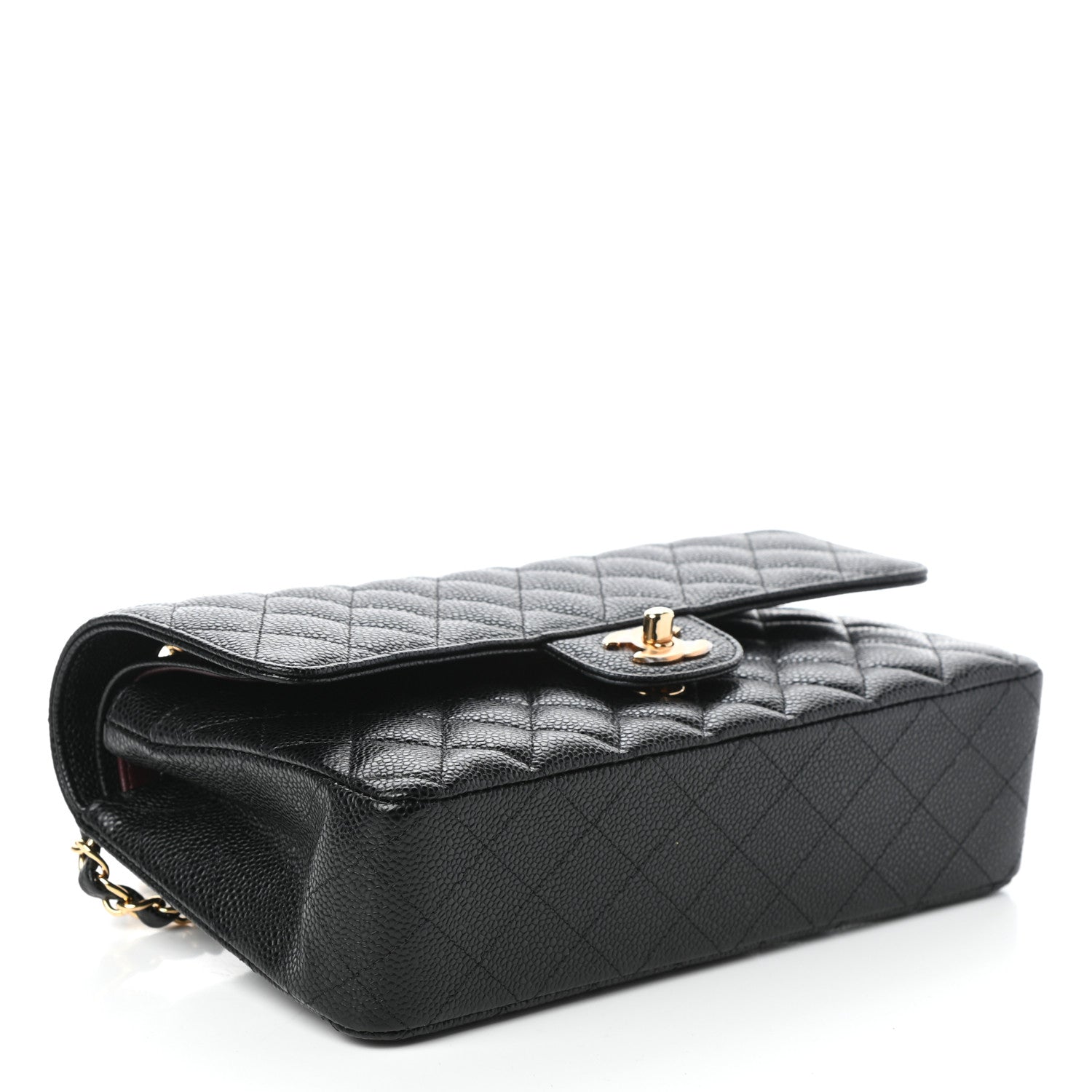 Chanel Caviar Quilted Medium Double Flap Black 4 of 10