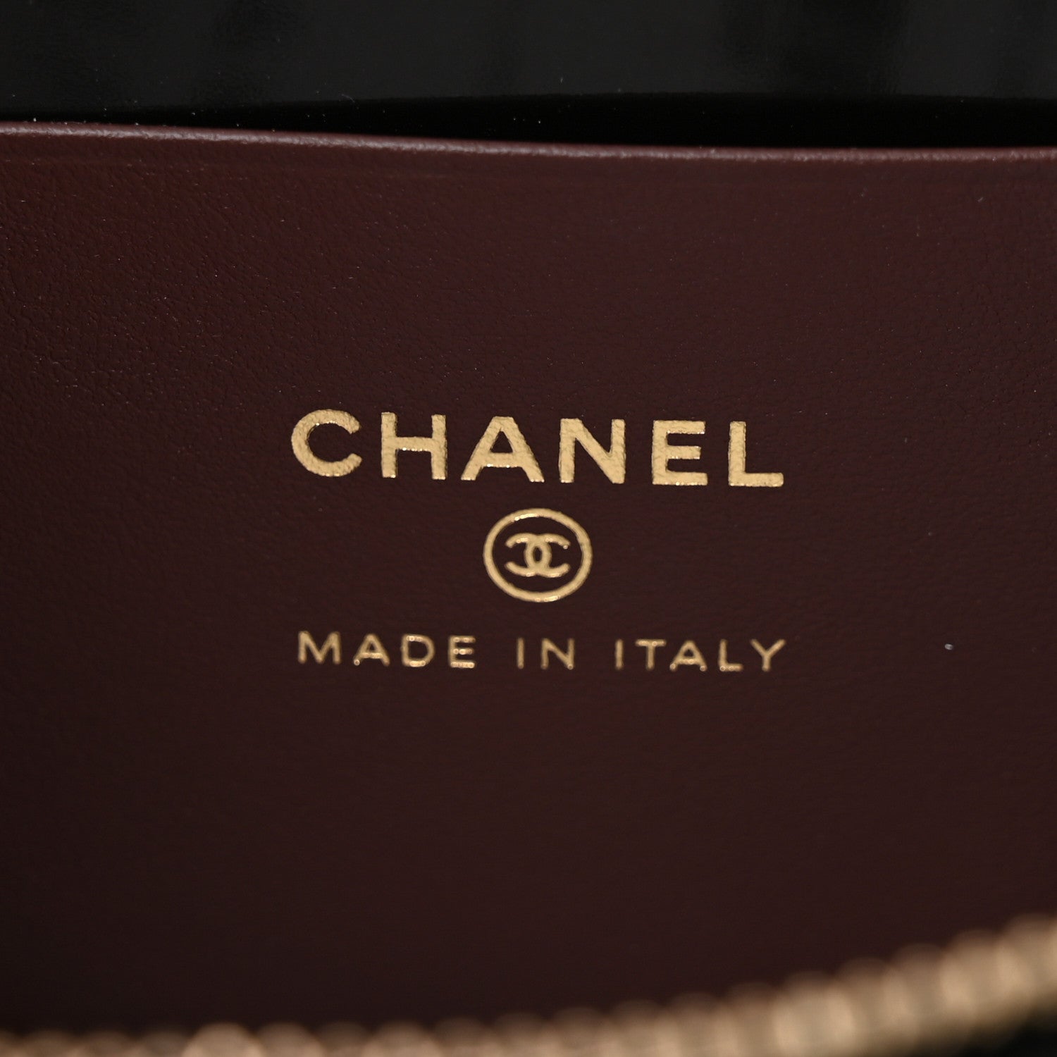Chanel Caviar Quilted Top Handle Slim Vanity With Chain Black 6 of 11