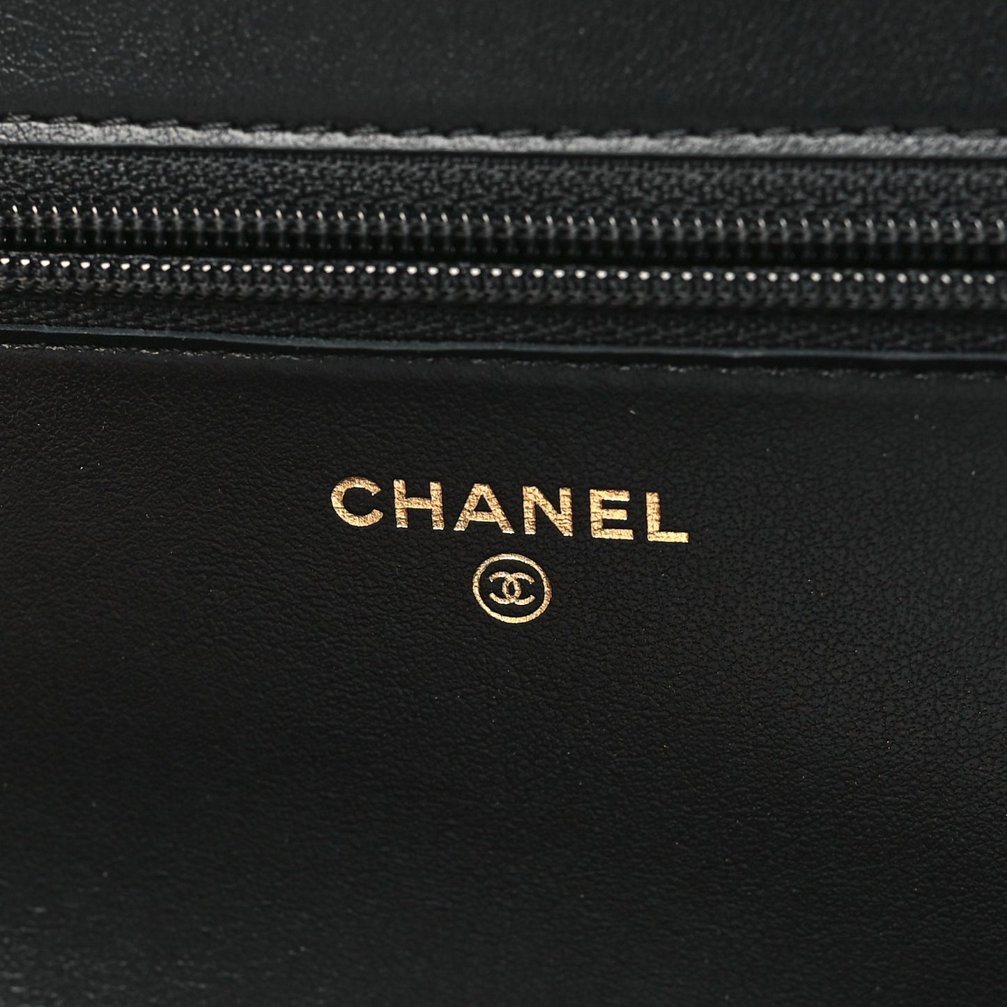 Caviar Quilted Boy Wallet On Chain WOC Black