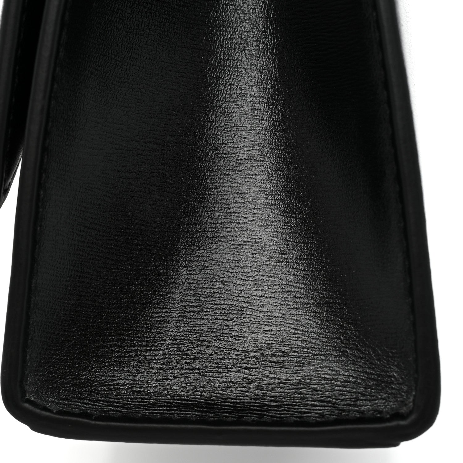 Balenciaga Shiny Box Calfskin Strass Hourglass Top Handle Bag XS Black 11 of 12