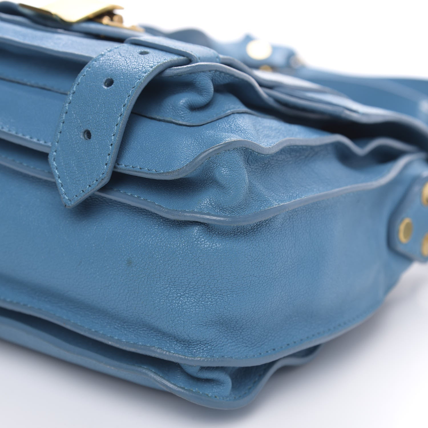 Proenza Schouler Lambskin PS1 Mini Pouch Messenger Bag Oahu 10 of 10