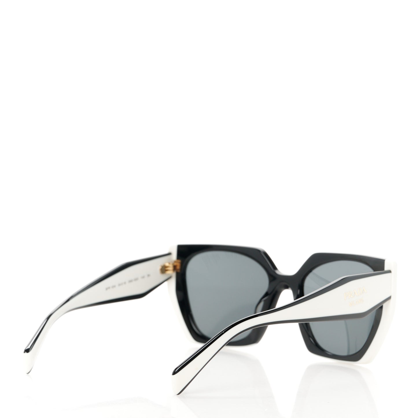 Acetate Sunglasses SPR 15W Black White