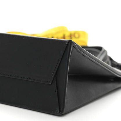 Off-White Calfskin Small Box Bag Tote Black 6 of 10