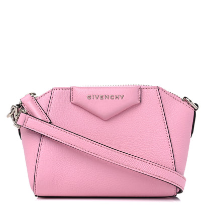 Givenchy Sugar Goatskin Nano Antigona Bright Pink 1 of 10