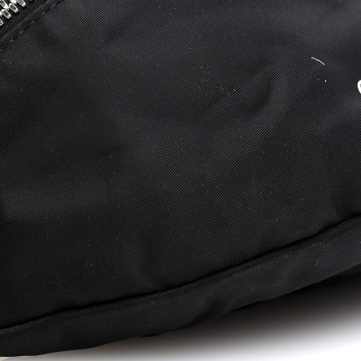 Off-White Canvas Logo Print Belt Bag Black 8 of 9